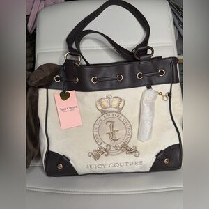NWT Juicy Couture Crystal Classic “Juicy Lover” Daydreamer Tote